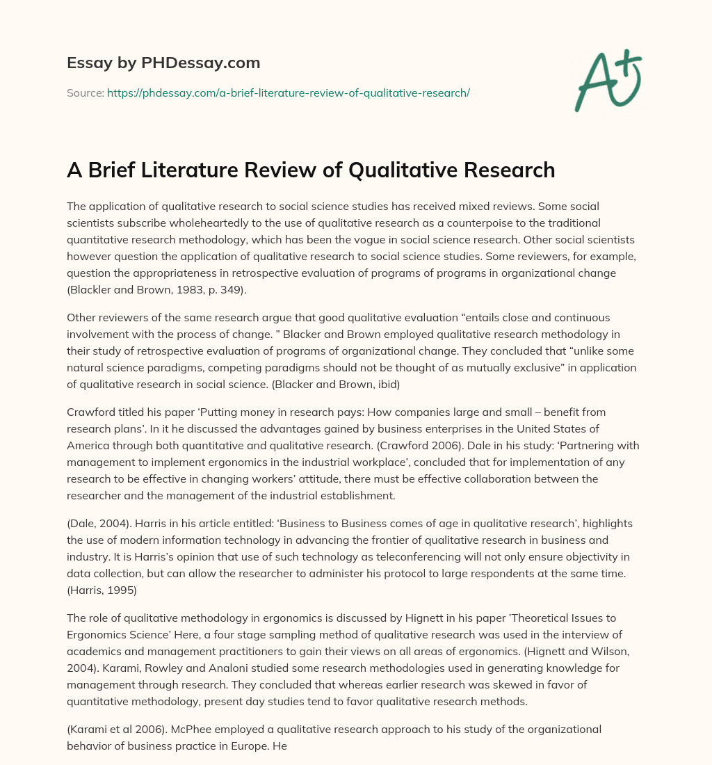 how to review a qualitative research article