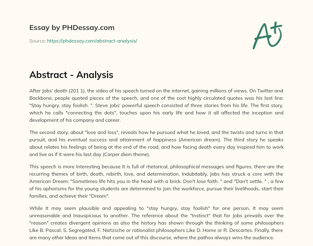 abstract-analysis-300-words-phdessay