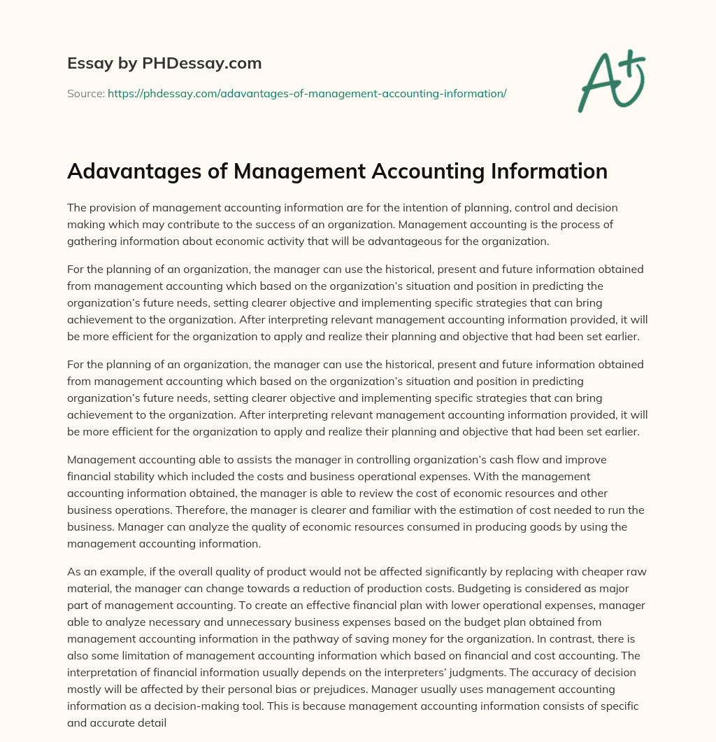 adavantages-of-management-accounting-information-600-words-phdessay