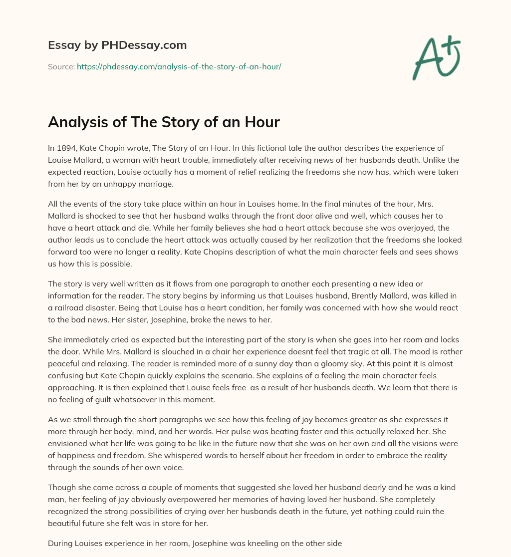 analysis-of-the-story-of-an-hour-essay-example-phdessay