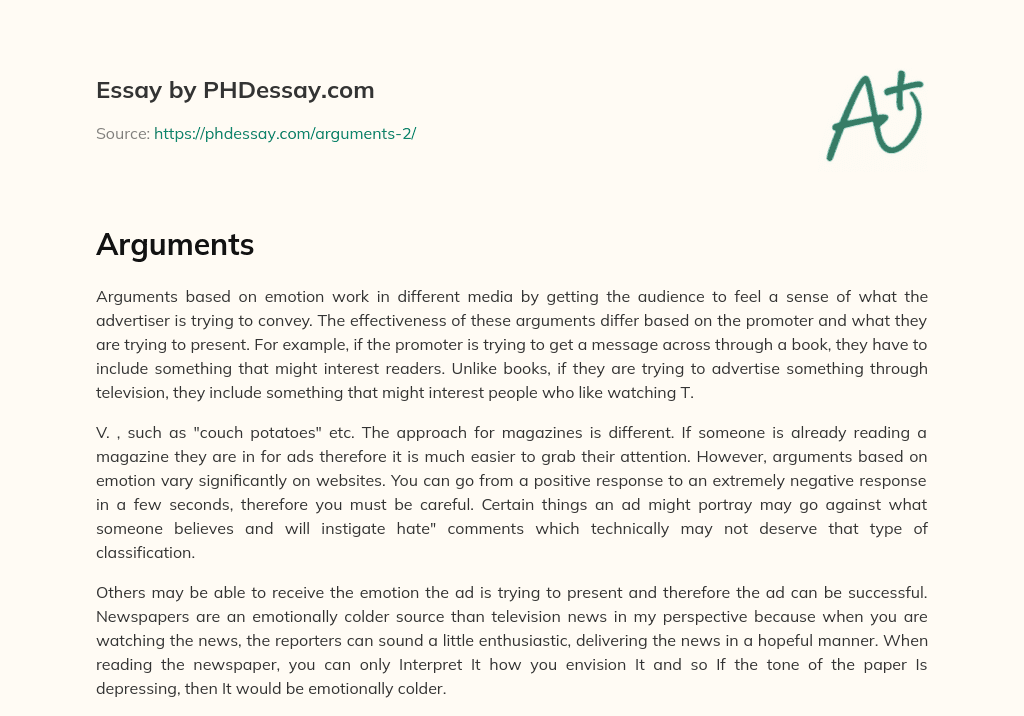 The Effectiveness of Emotion-Based Advertising Across Different Media essay