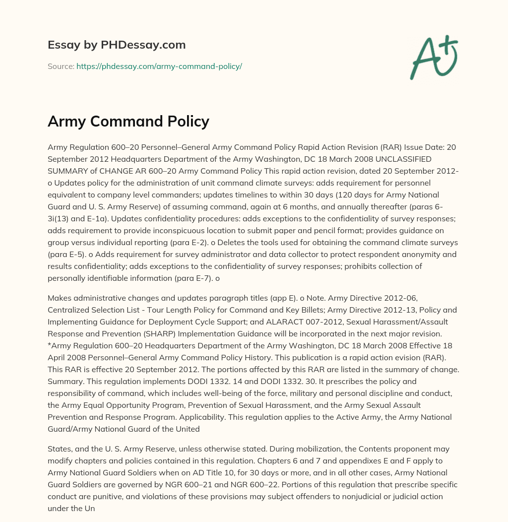 army-command-policy-phdessay