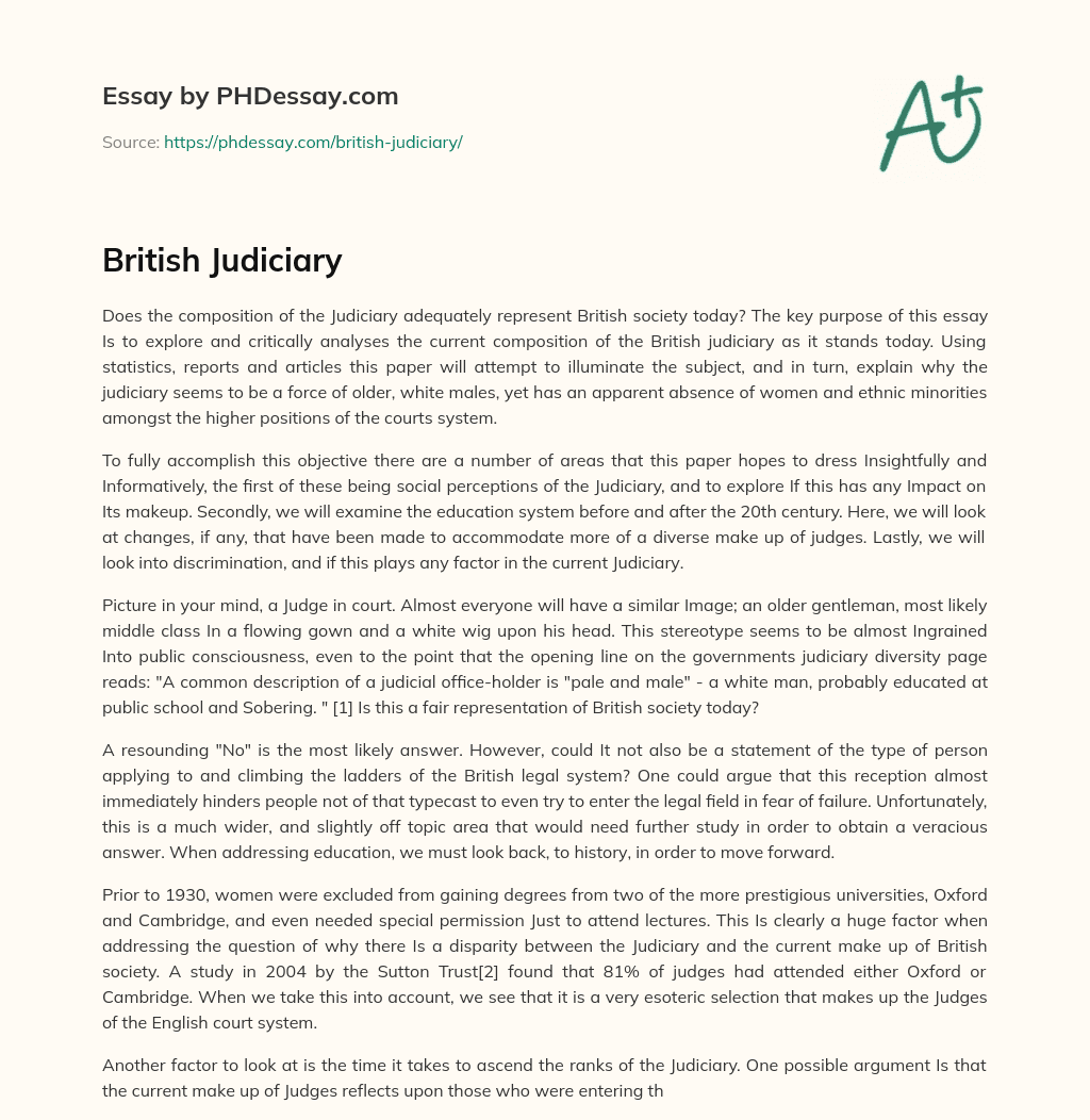 english essays for judiciary