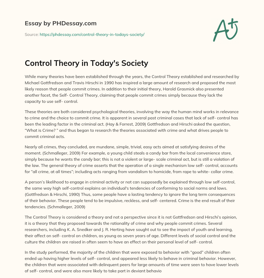 control-theory-in-today-s-society-phdessay