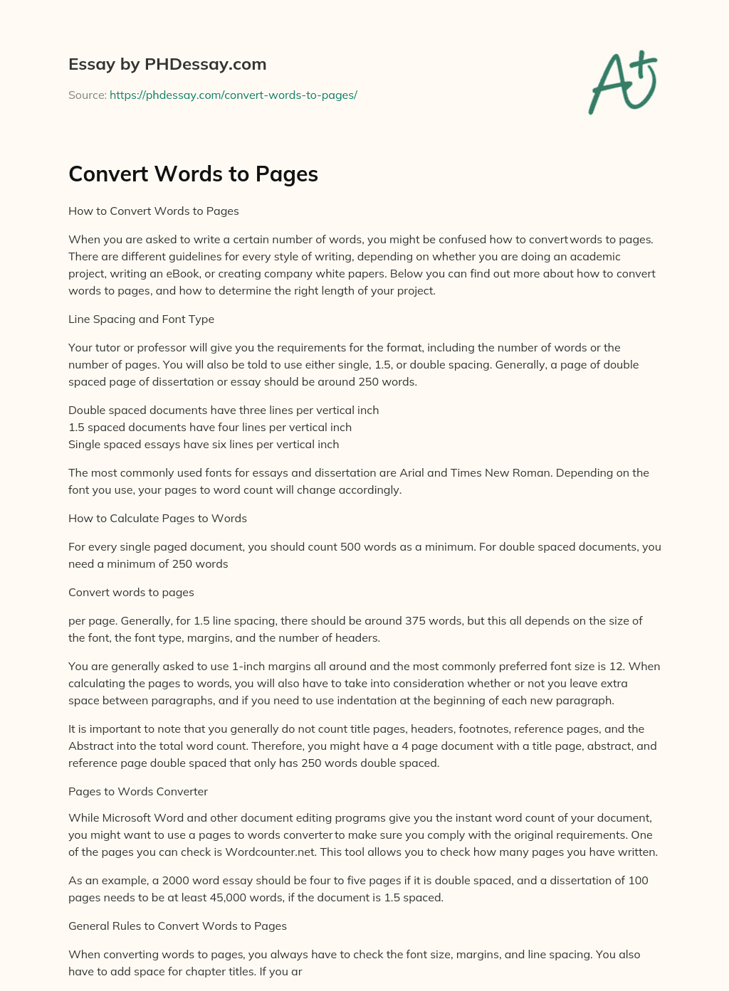 convert-words-to-pages-phdessay