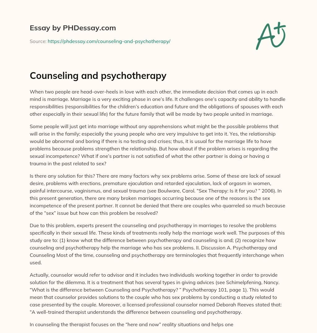 counselling and psychotherapy personal statement