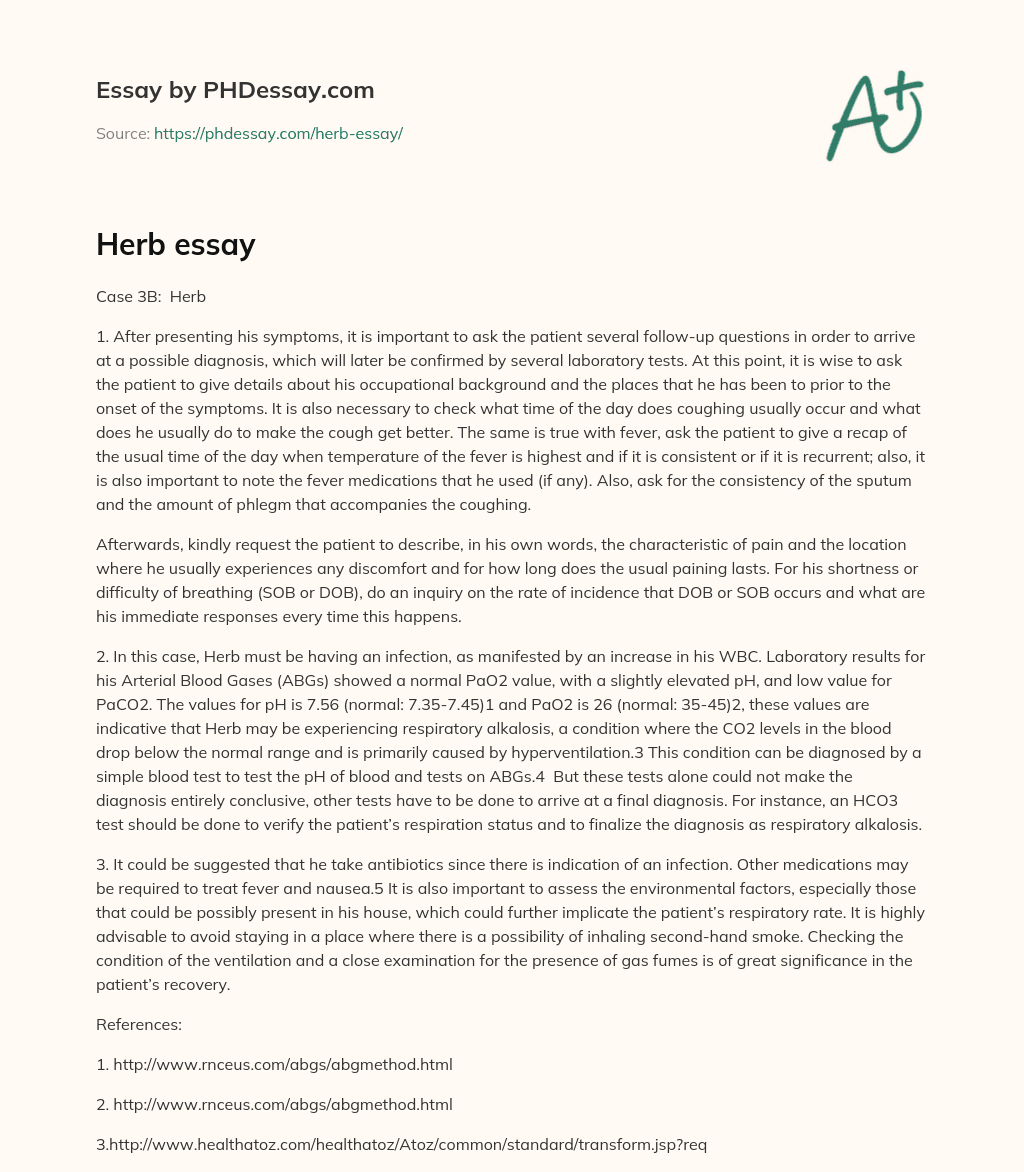 Importance of Follow-Up Questions in Diagnosing Patient Symptoms essay