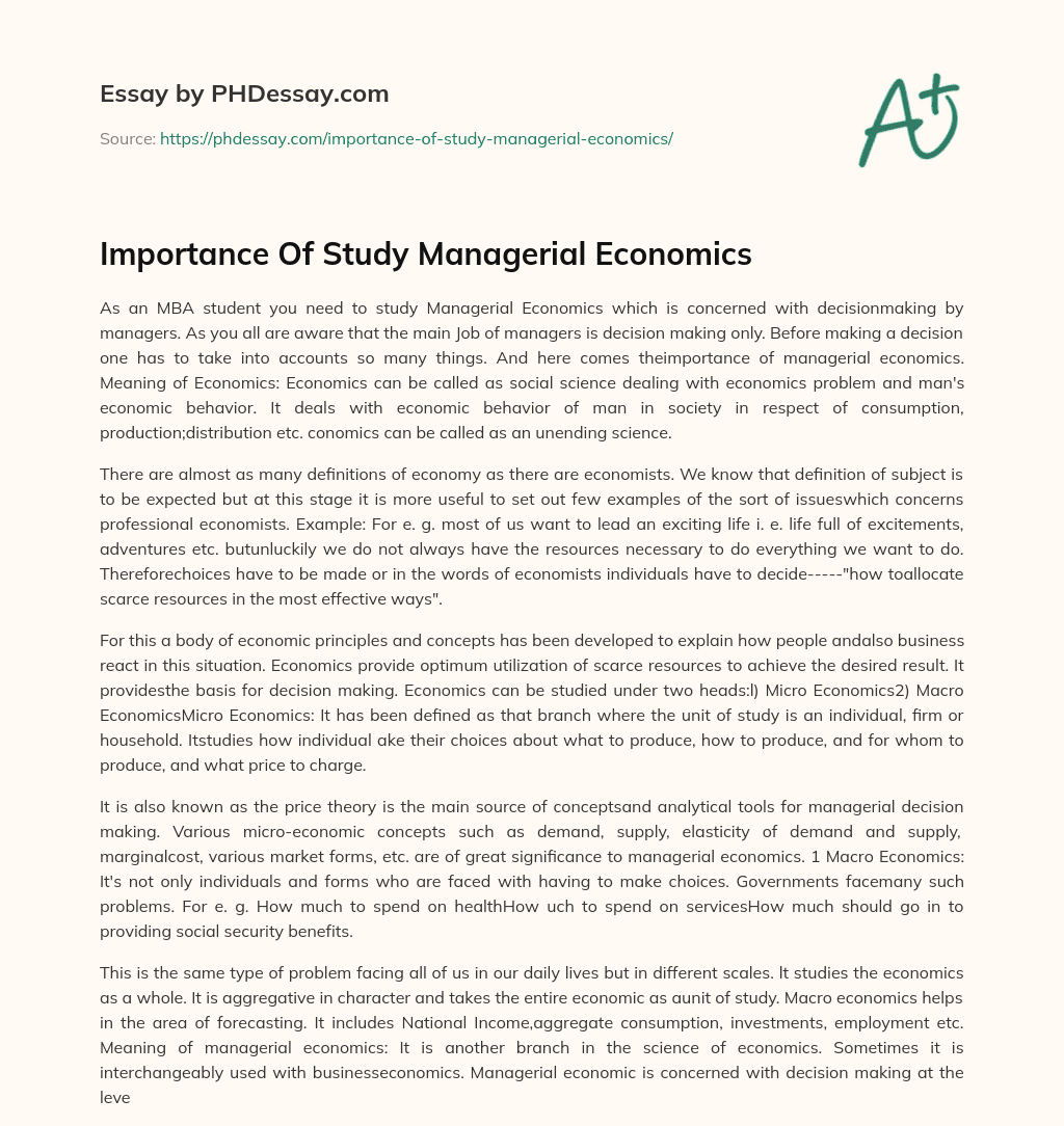 importance-of-study-managerial-economics-essay-example-600-words