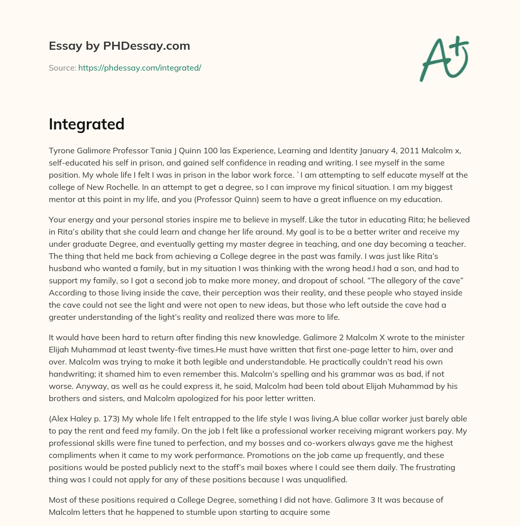 Importance of Self-Education and Overcoming Obstacles to Achieve Goals essay
