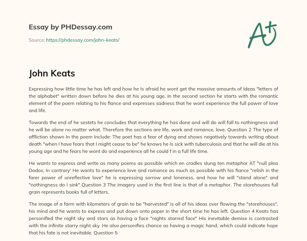 Expressing Fear of Death and Regret for Life’s Unlived Moments essay