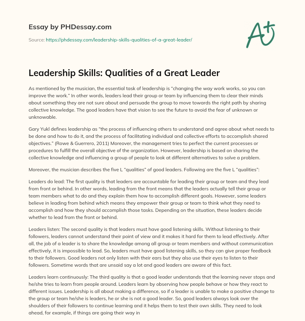 leadership-skills-qualities-of-a-great-leader-phdessay