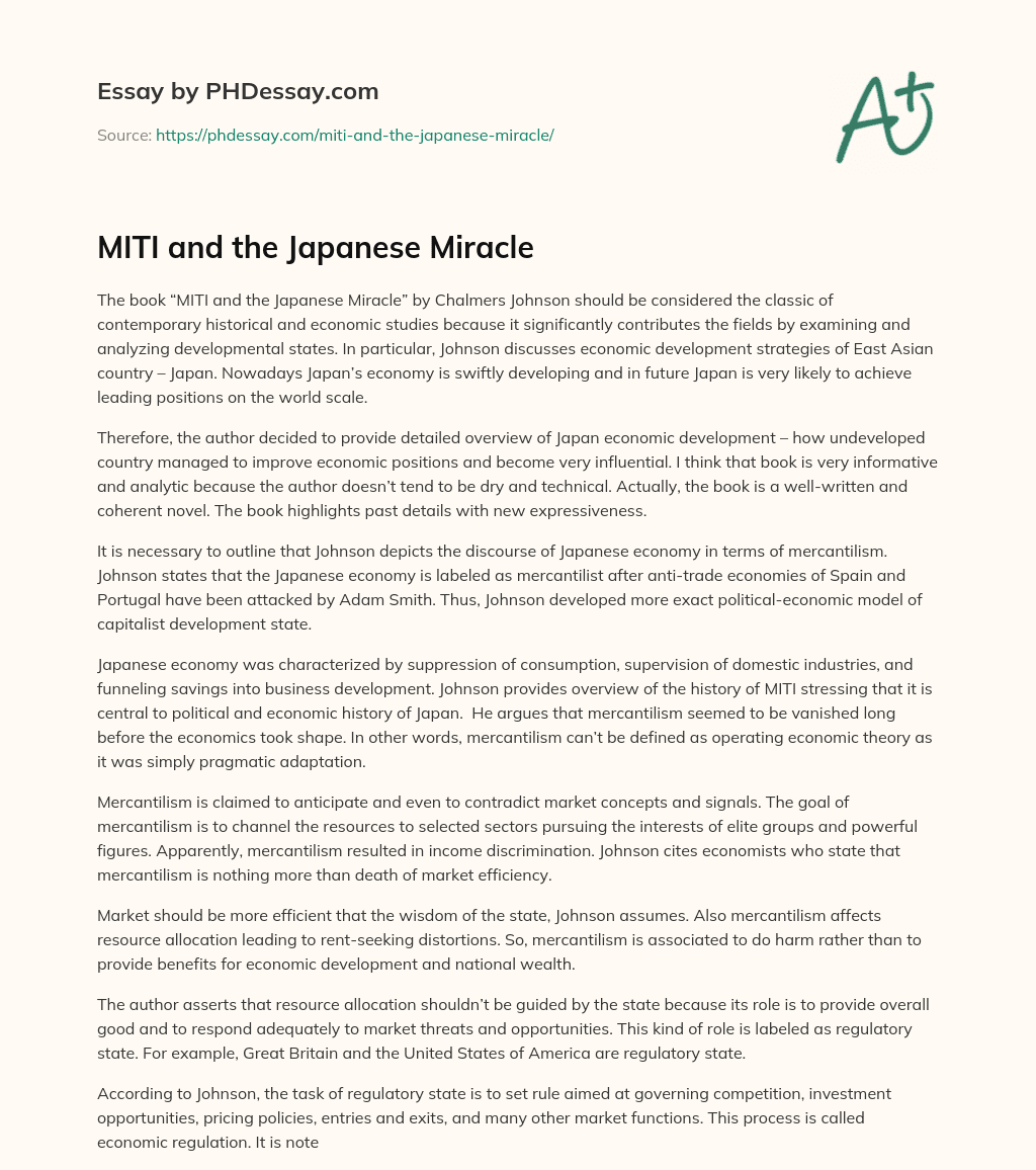 miti-and-the-japanese-miracle-phdessay