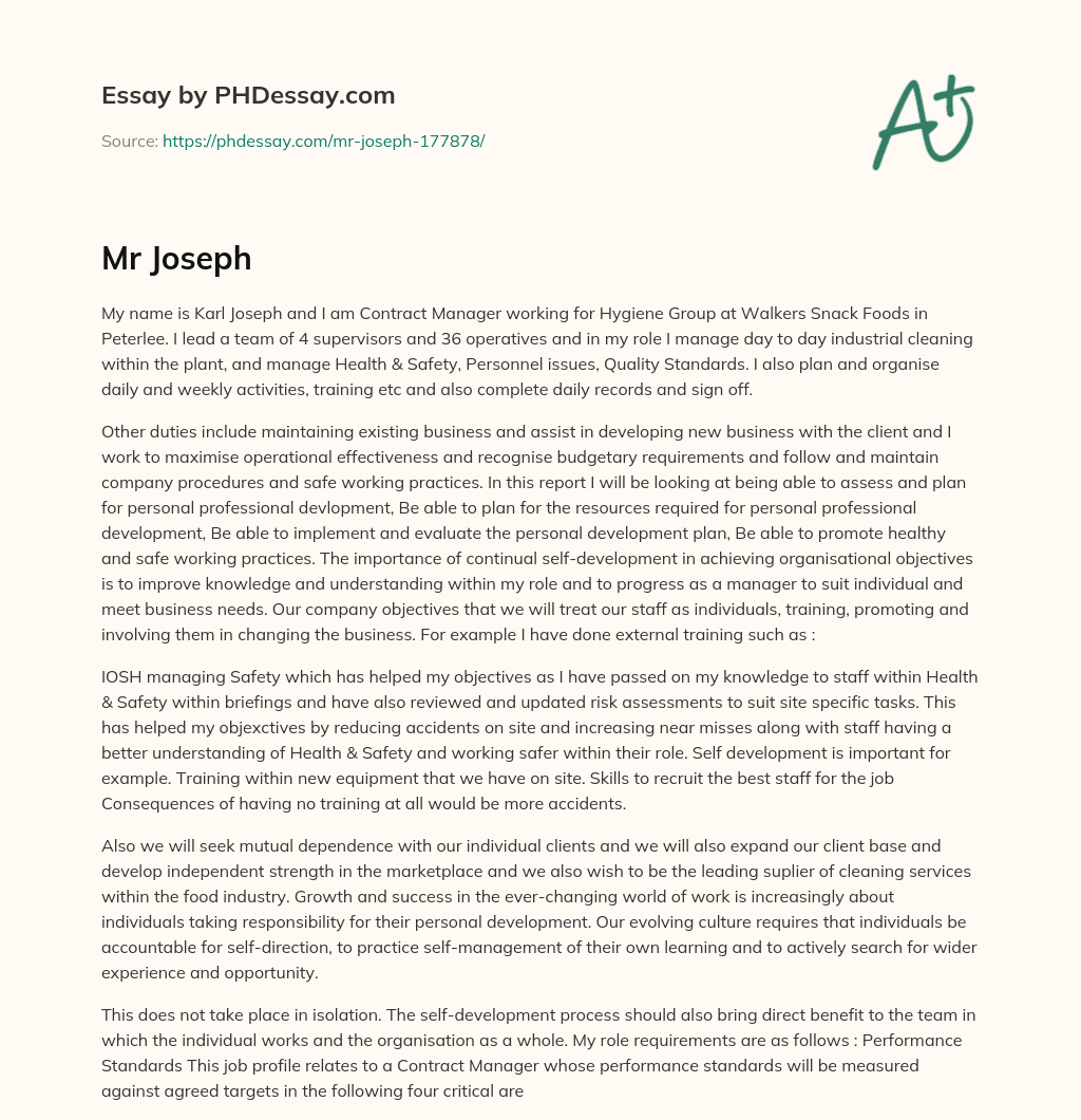 The Importance of Personal and Professional Development in Management Roles essay