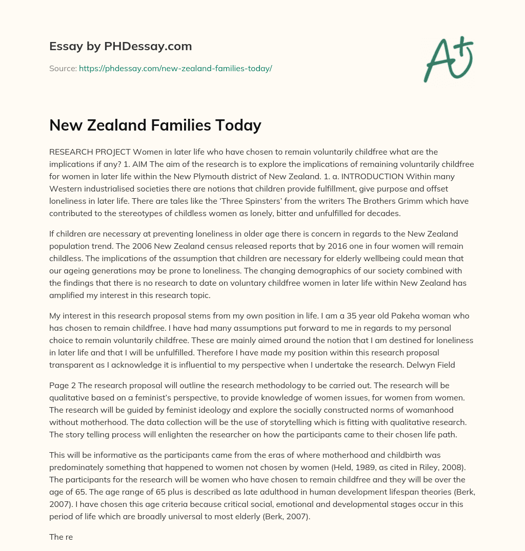 an essay about new zealand