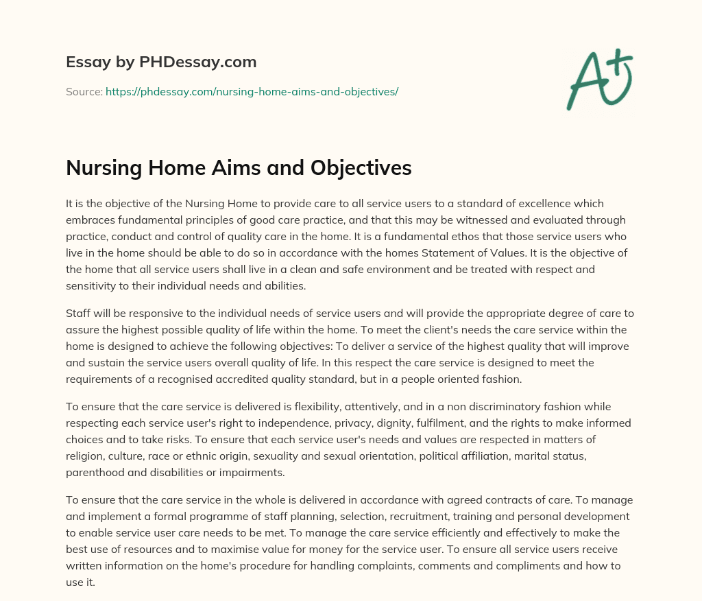 nursing-home-aims-and-objectives-400-words-phdessay