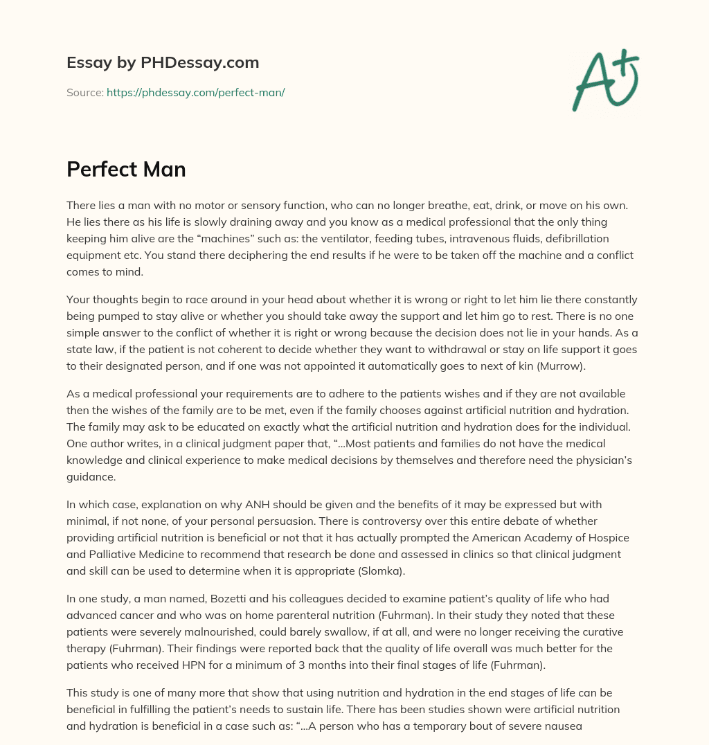 The Ethical Dilemma of Life Support: Deciding to Withdraw or Continue Treatment essay