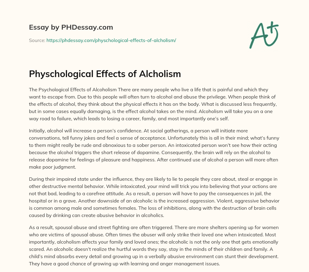 physchological-effects-of-alcholism-400-words-phdessay
