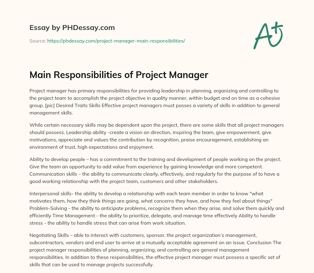 main-responsibilities-of-project-manager-phdessay