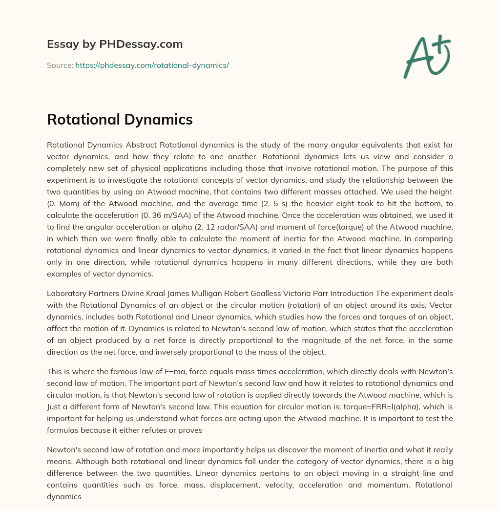 rotational-dynamics-essay-example-phdessay