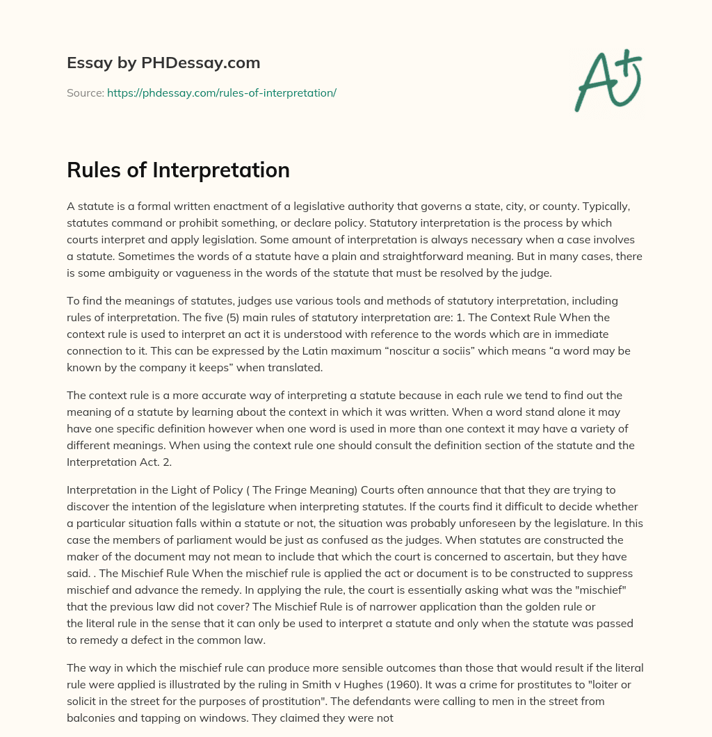 rules-of-interpretation-phdessay