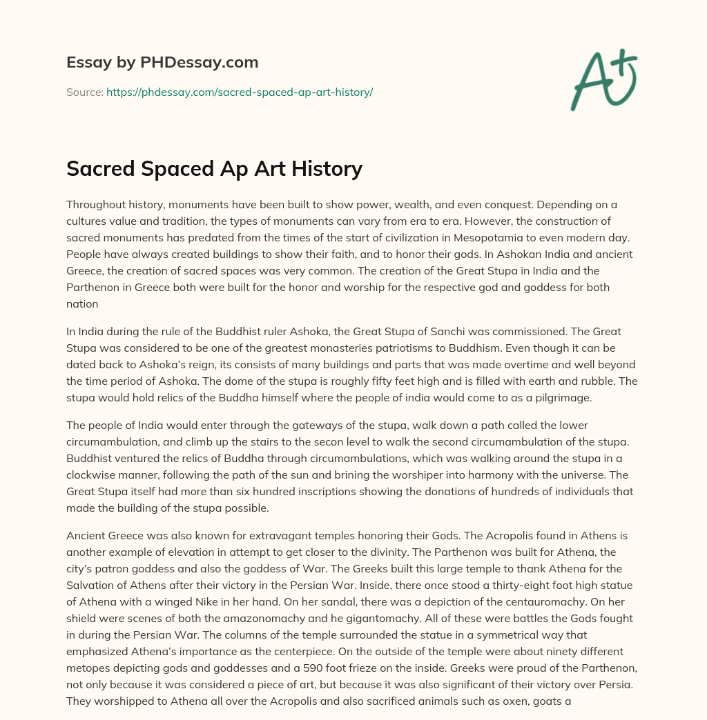 ap art history thesis