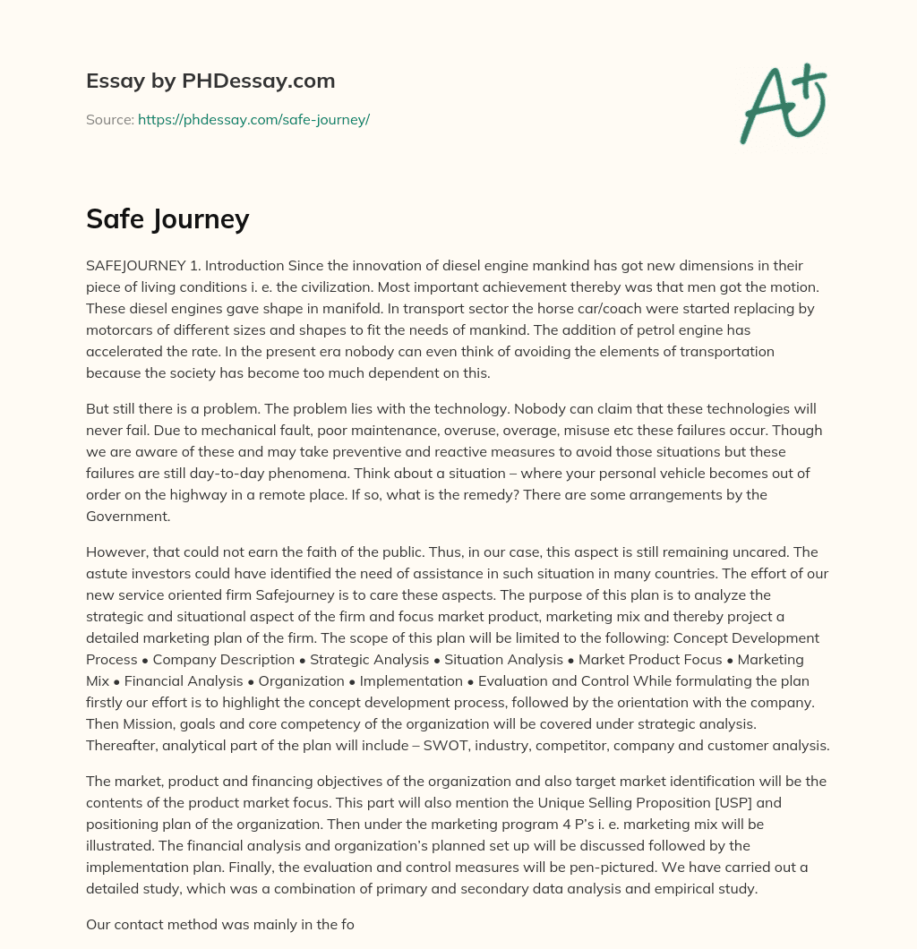 The importance of transportation and the potential risks associated with technology failures essay