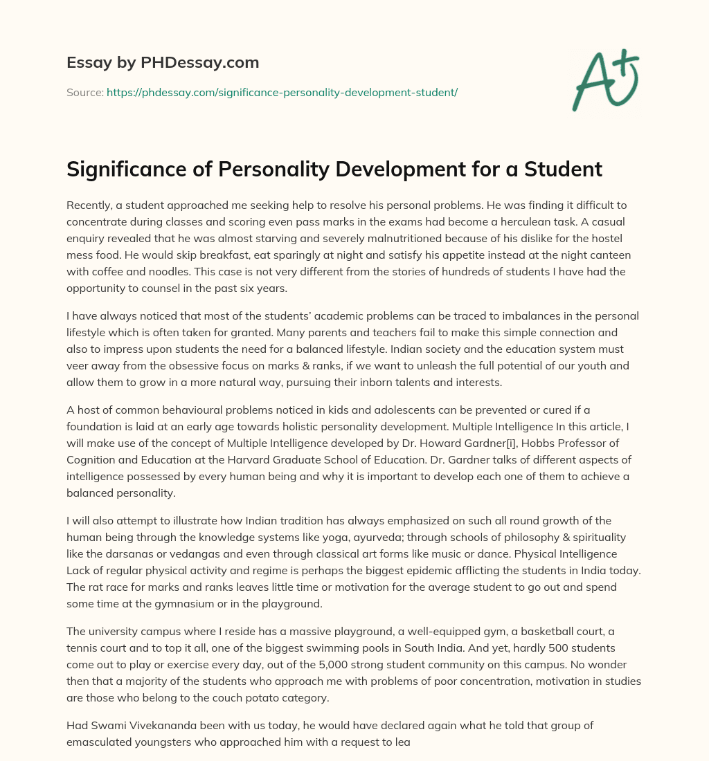 significance-of-personality-development-for-a-student-phdessay