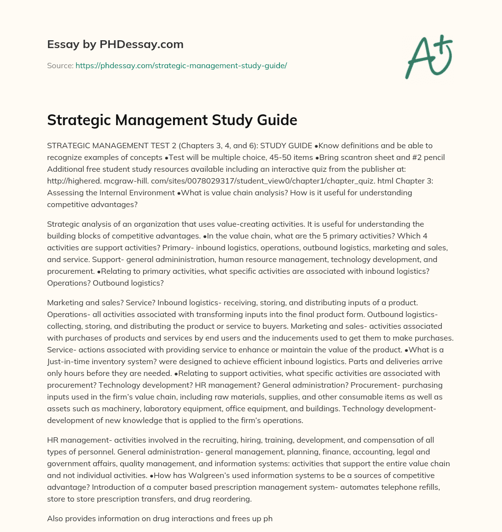 strategic management phd topics