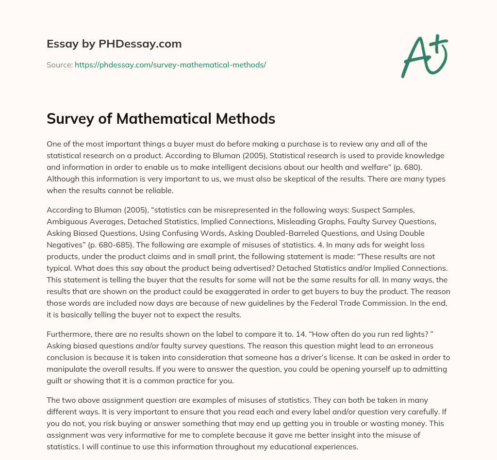 essay survey method