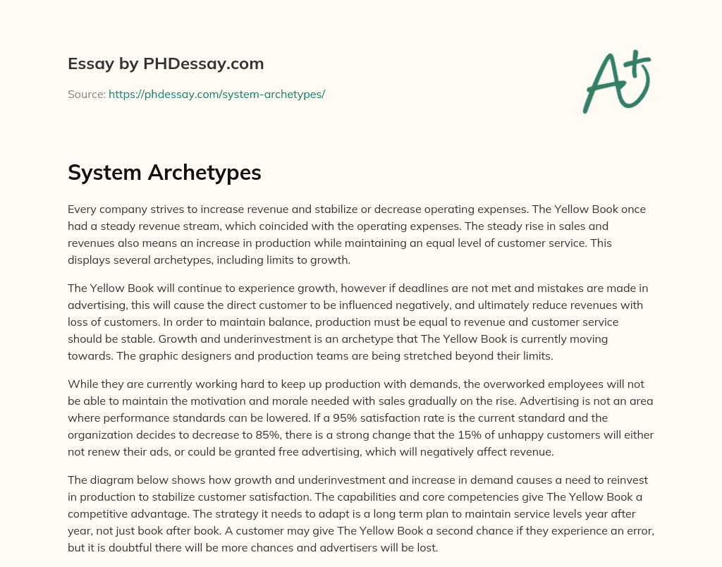 System Archetypes essay