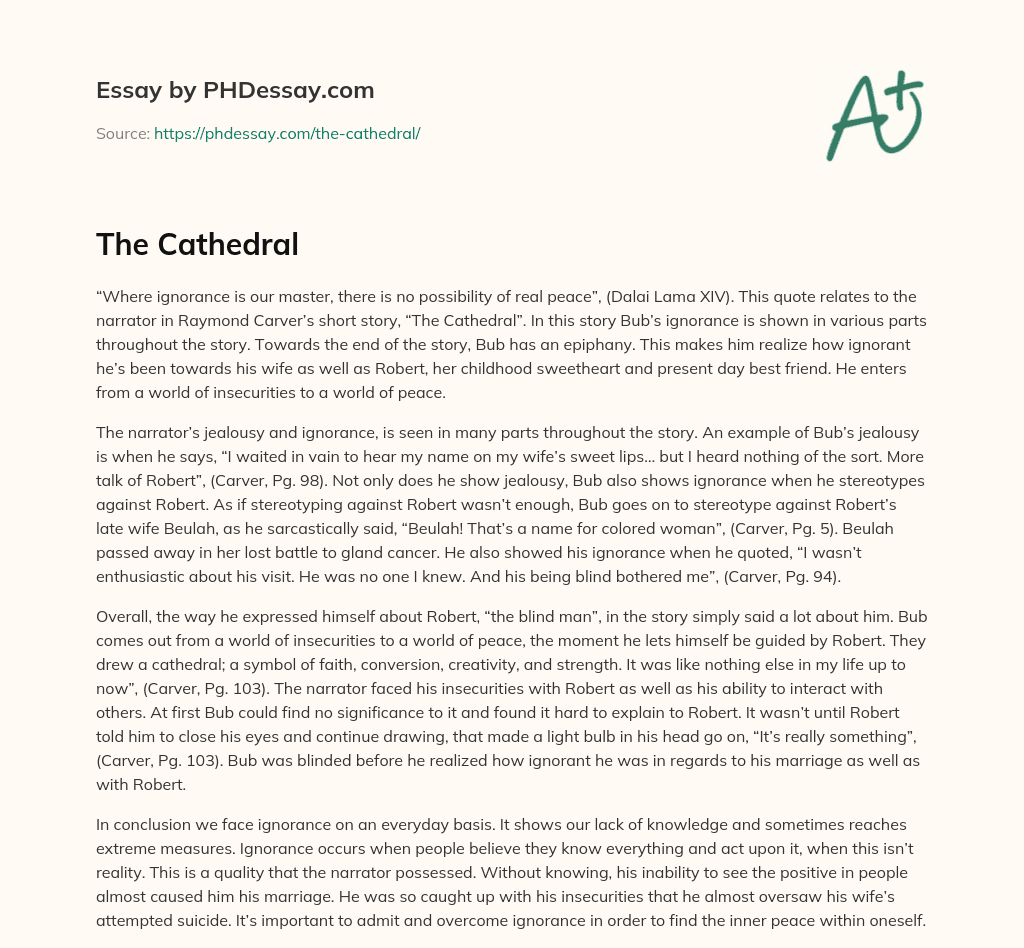 The Cathedral essay