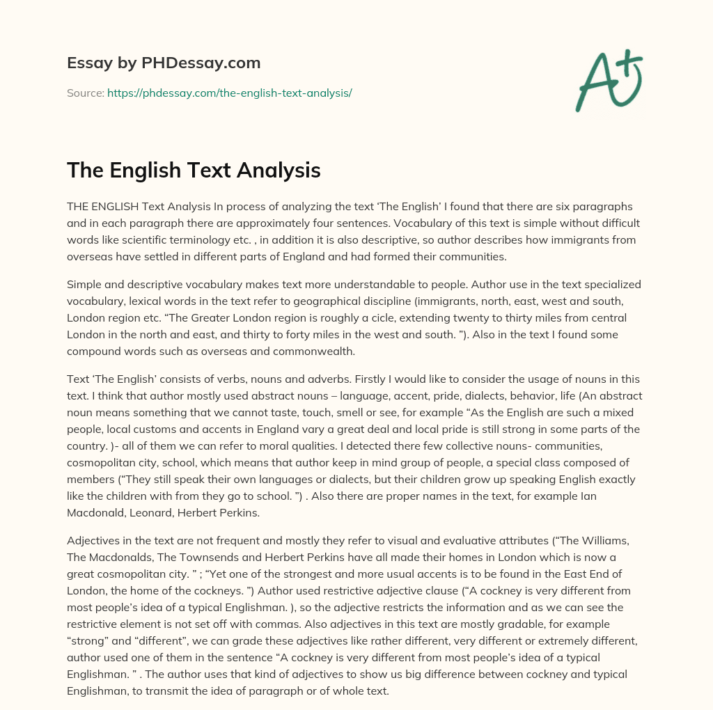 the-english-text-analysis-phdessay