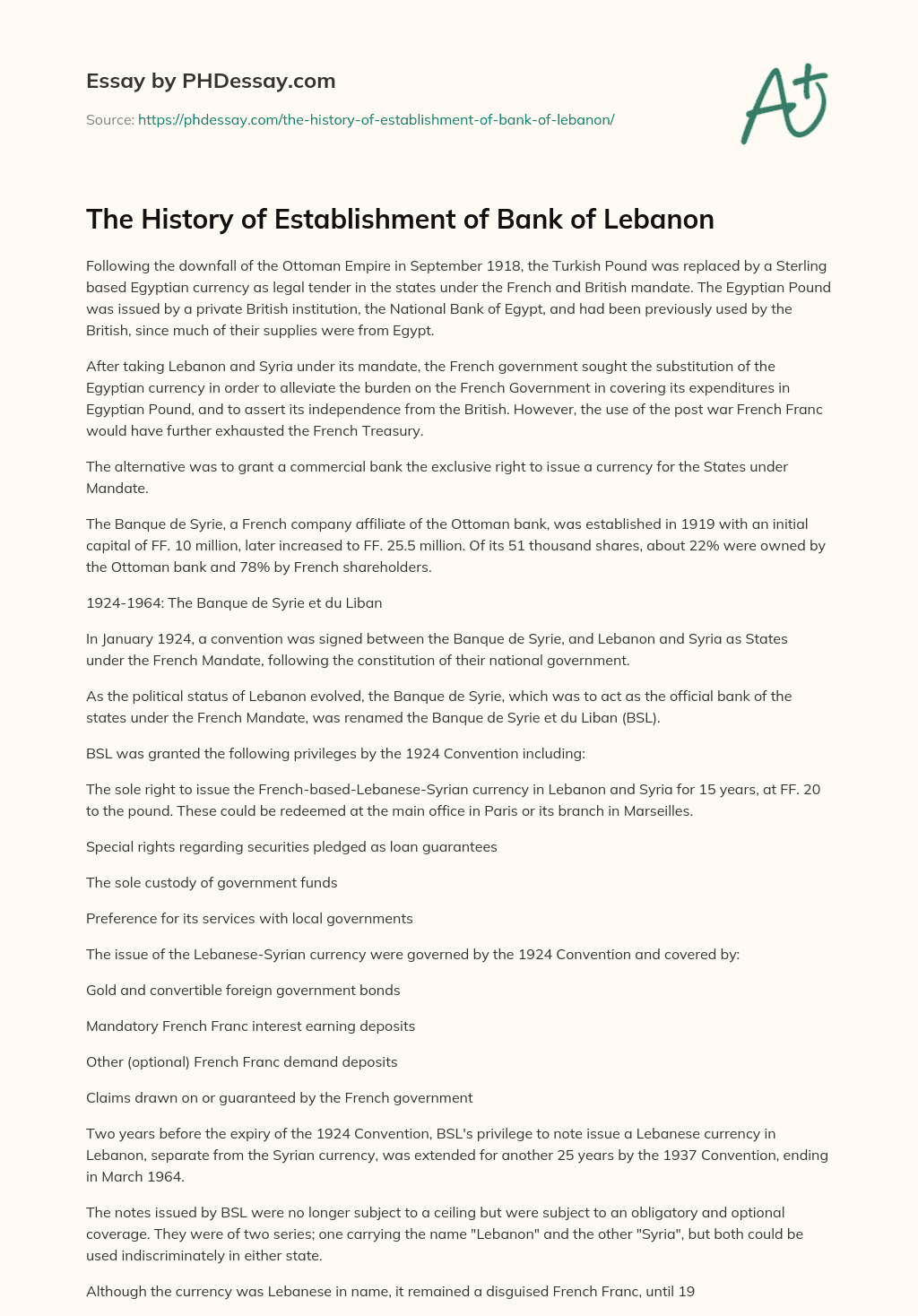 introduction about lebanon essay