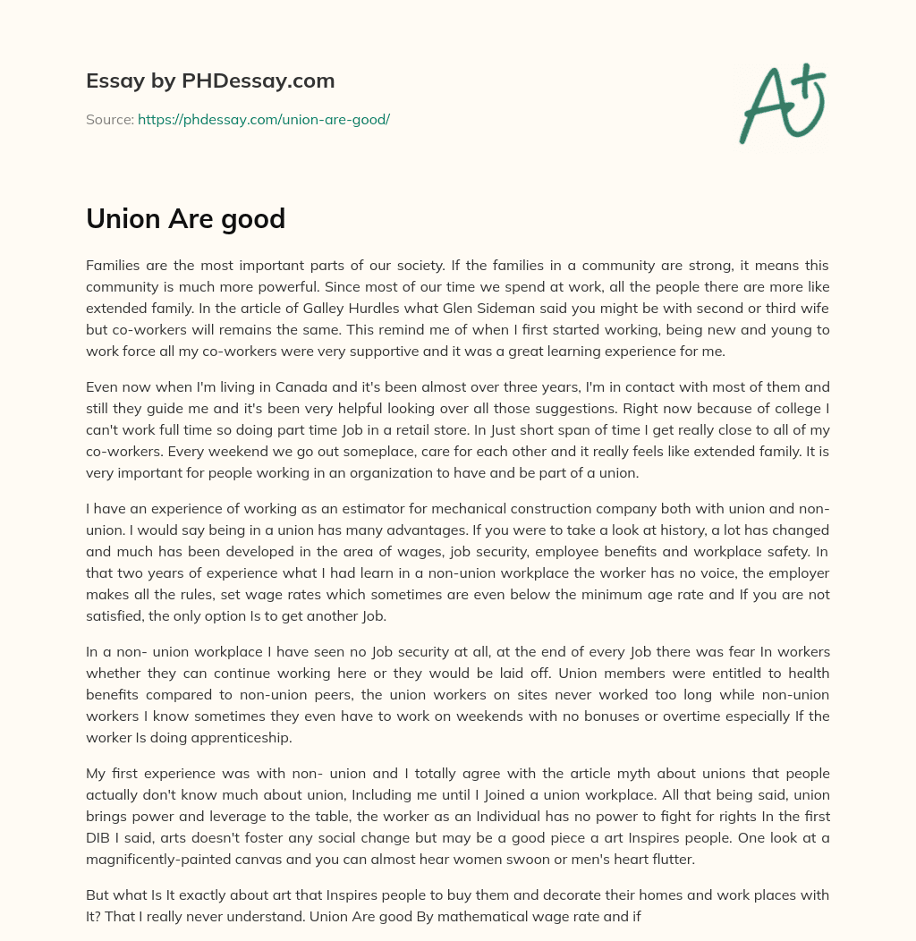 The Importance of Strong Relationships in the Workplace and Beyond essay