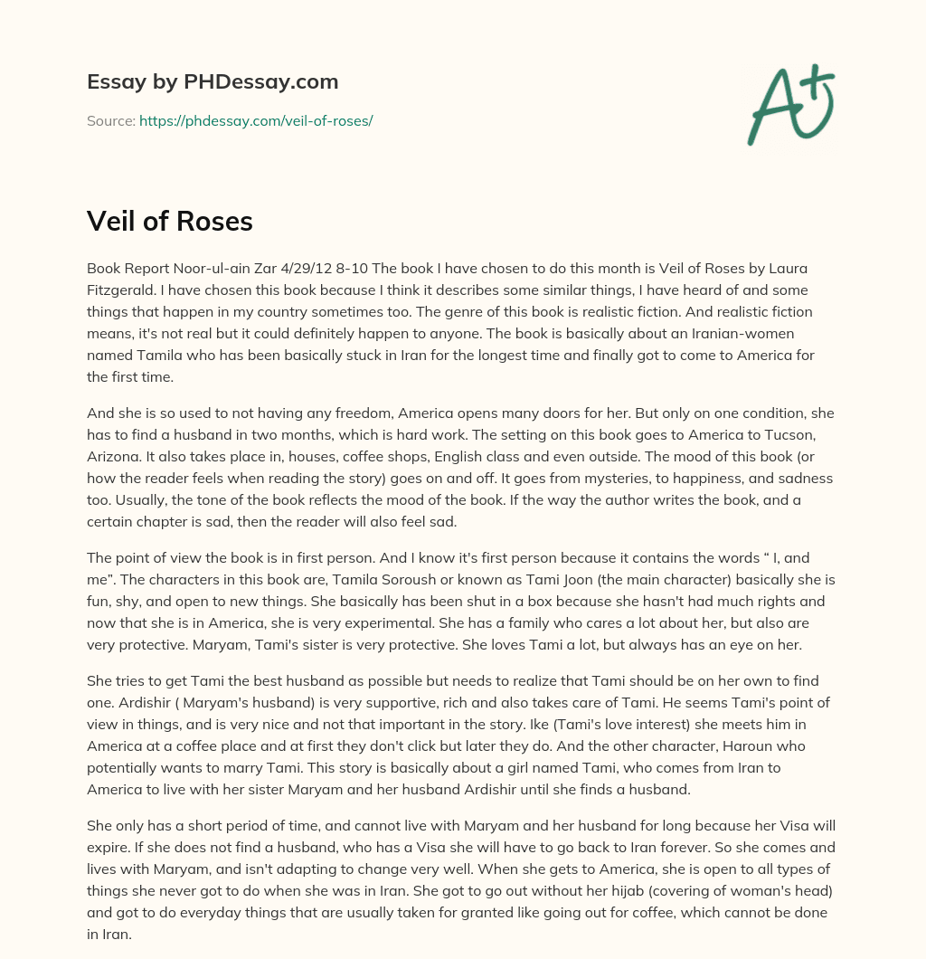 Veil of Roses essay