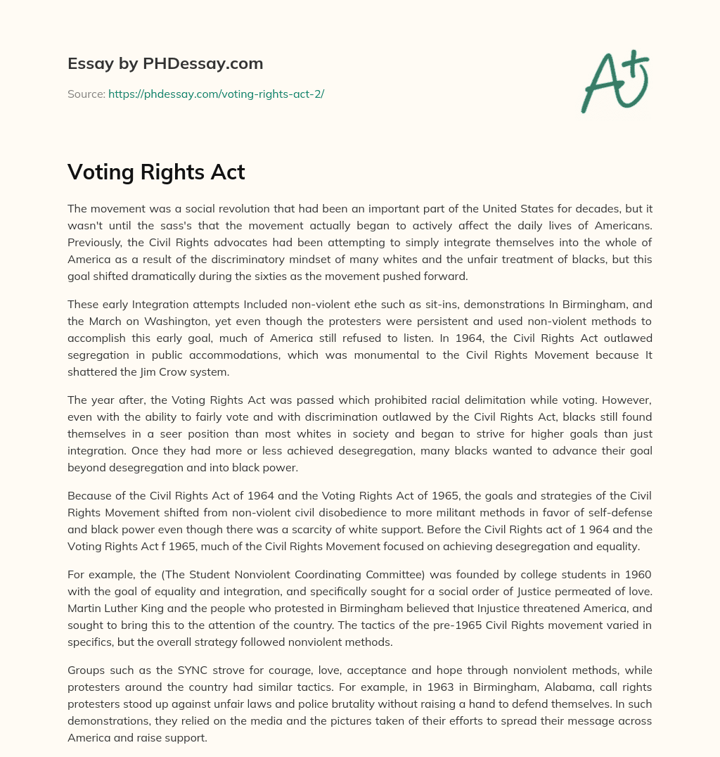 my right to vote essay