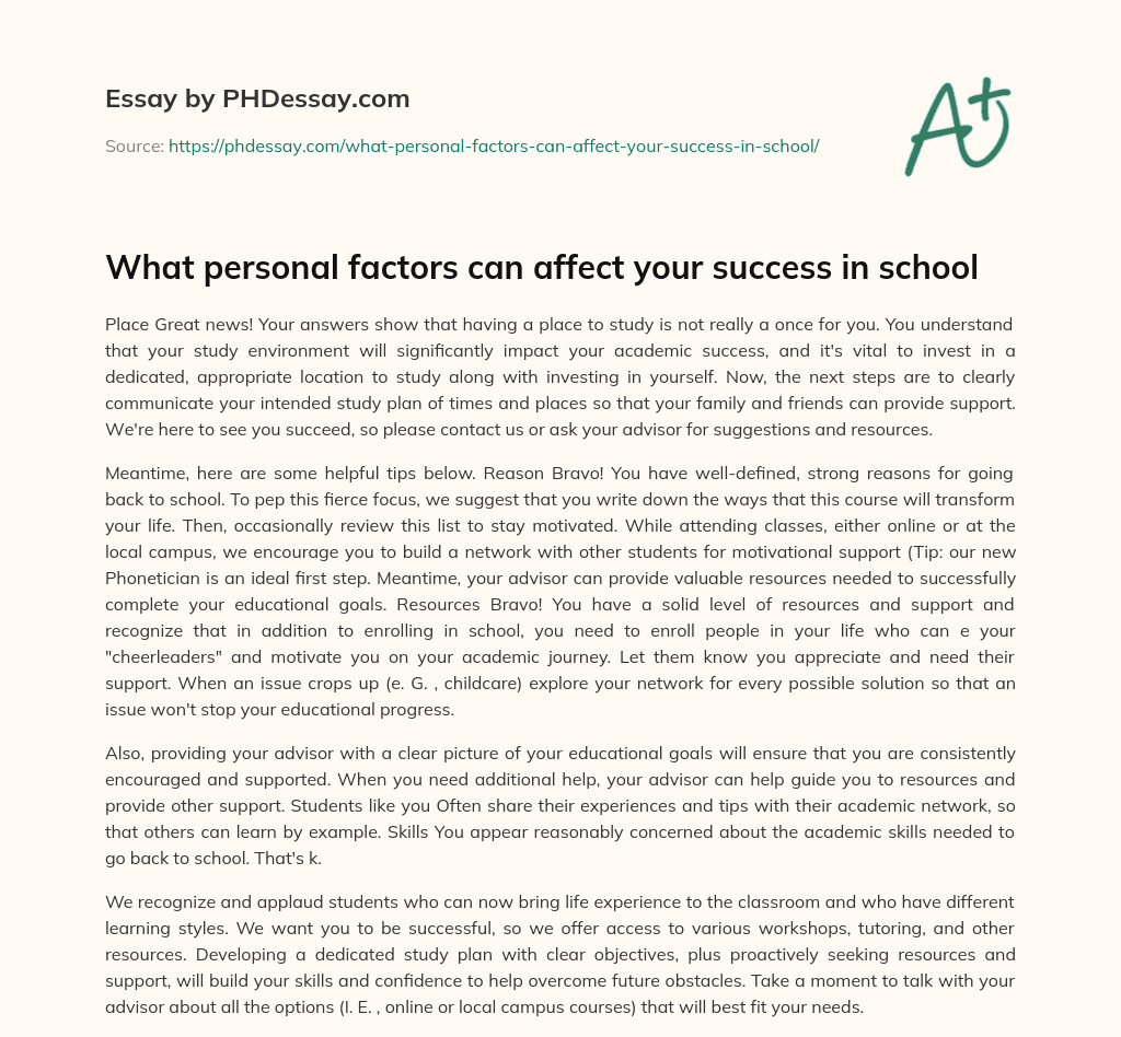 what-personal-factors-can-affect-your-success-in-school-400-words