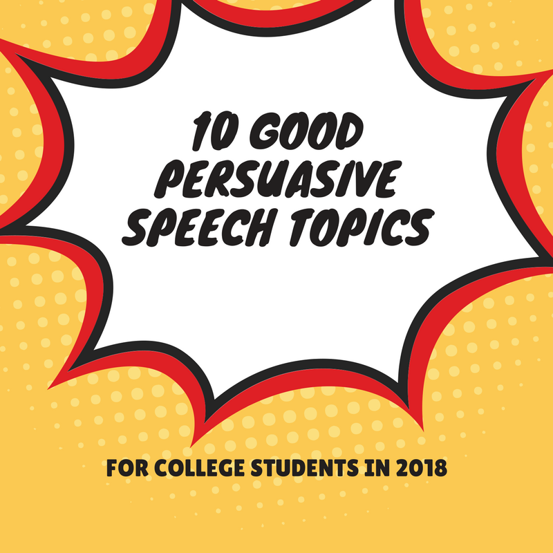 short persuasive speech topics