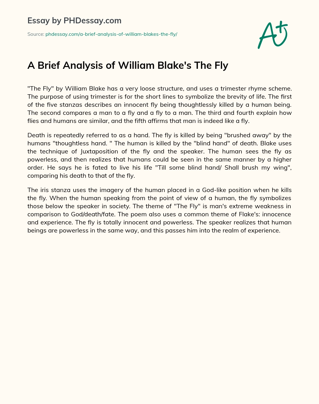 william blake research paper