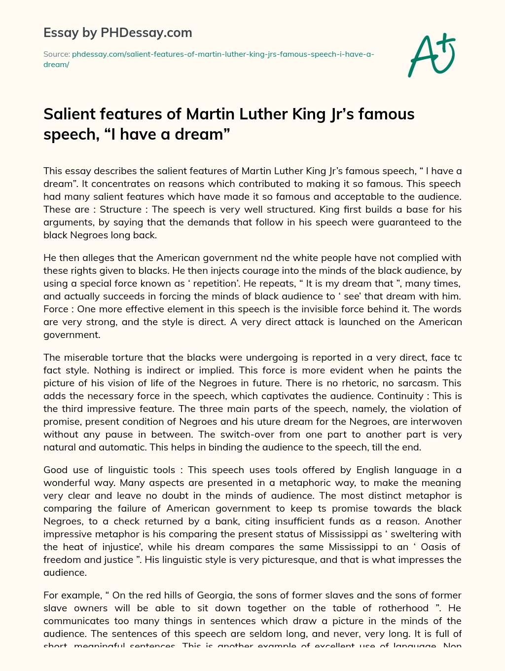 essays by martin luther king