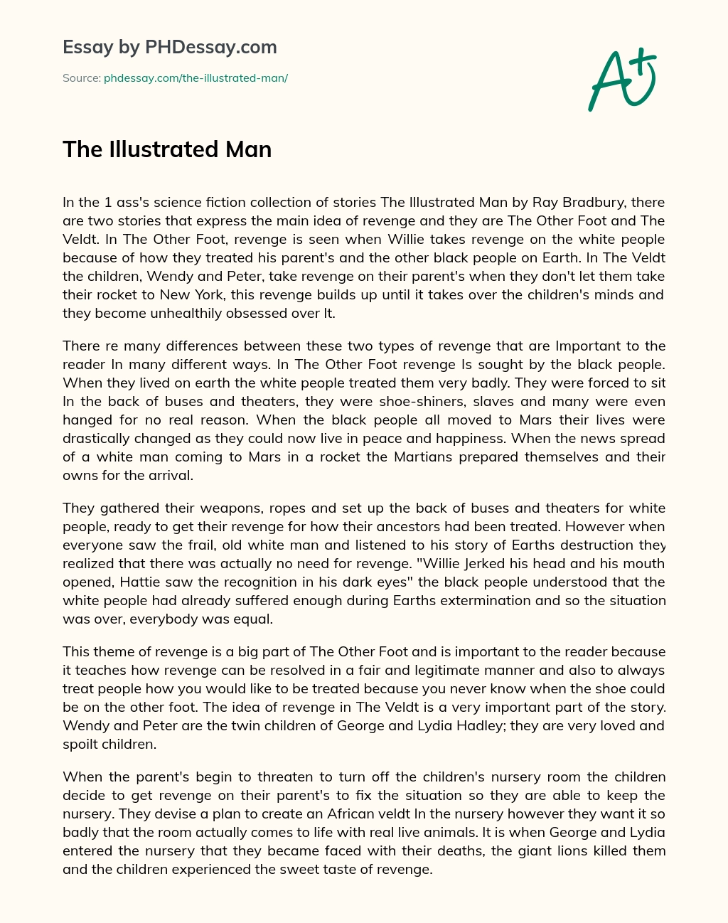 the illustrated man essay